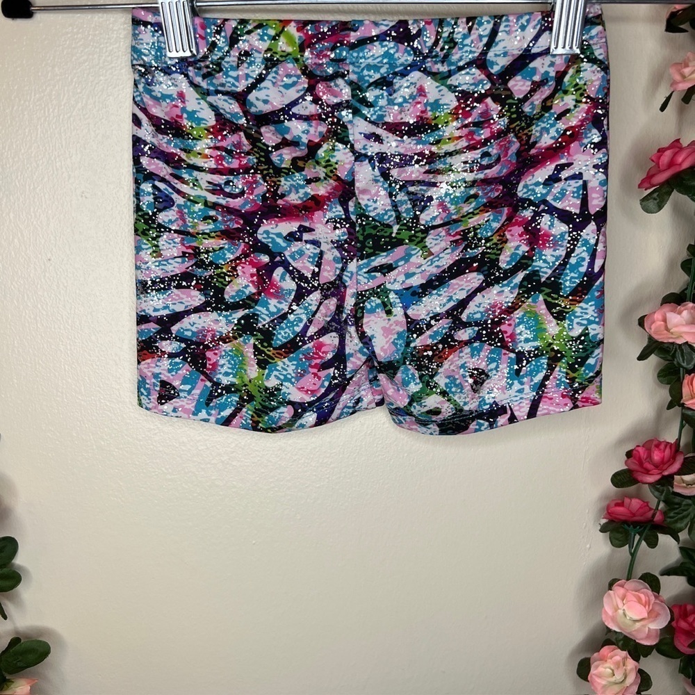 Danskin Girl Stretch Athletic Bermuda Shorts 6/6x Casual Comfort Walking School - Picture 3 of 5